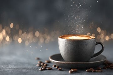 Hot coffee, latte art