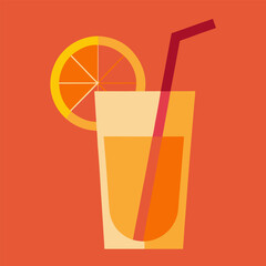 glass of orange juice