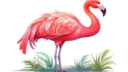 Fototapeta premium Hand Drawn Watercolor Illustration Isolated on White Background for Graphic Design Projects