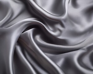 Obraz premium Draped Silver-Grey Fabric Texture