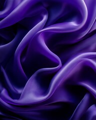 Obraz premium Draped Purple Silk Fabric Texture