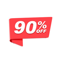90% Discount Badge