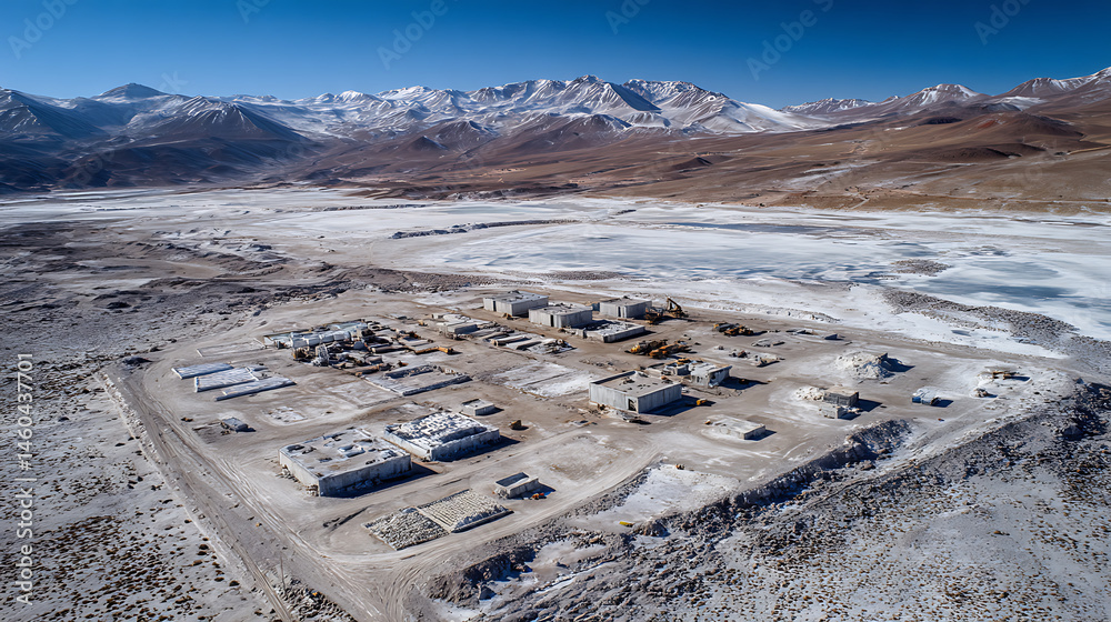Poster Lithium mining site