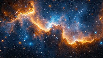 Explosion of stars lighting up the cosmos, with a starburst effect representing the power of space travel. 
