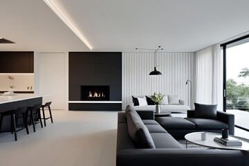 modern living room interior