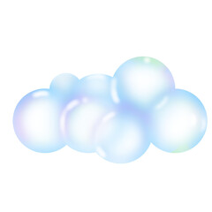 abstract bubbles foam, PNG, transparent