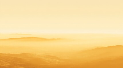 Fototapeta premium Golden Hour Mountain View yellow gradient background