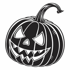 halloween pumpkin isolated on white background