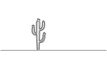 Abstract cactus background on white background