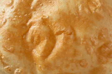 A top down view of bhatura, as a background.