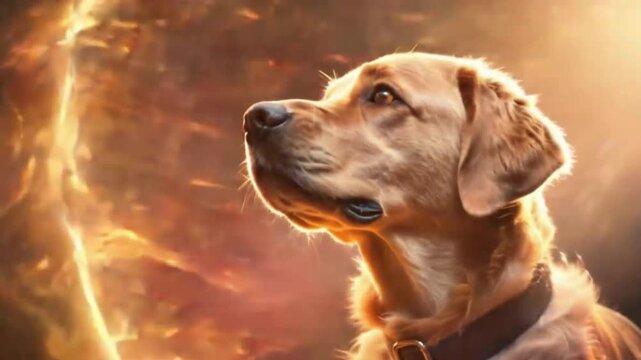 Dog and Wolf are full of wonders in technology , ai video generative