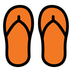 flip flops vector illustration