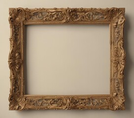 Elegant swirl frames, vintage style, intricate details,  green,  frame,  baroque