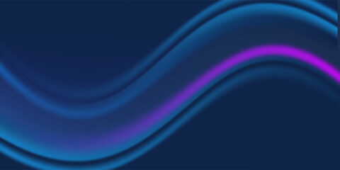 Abstract neon wave background with smooth flowing lines in shades of blue, purple, and pink on a dark backdrop. Modern, and elegant design ideal for technology, digital, and creative projects.