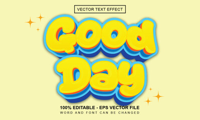 Good day text effect