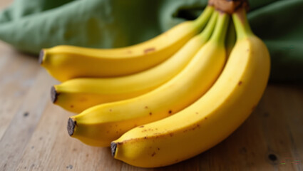 Ripe Yellow Banana on Clean Surface