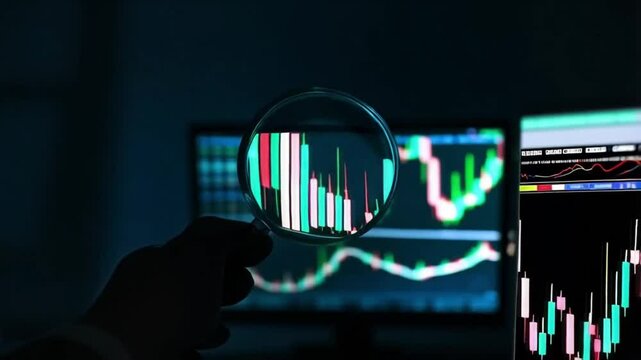 The trading chart displayed fluctuating prices, helping investors make informed decisions in real-time.
