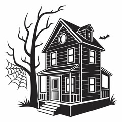 Happy Halloween icon vector illustration