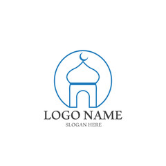 islamic logo and vector template