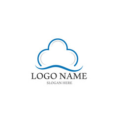 Cloud template vector