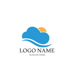 Cloud template vector