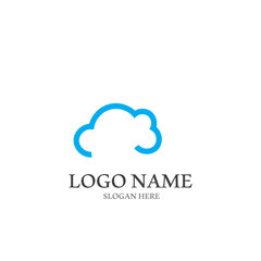 Cloud template vector