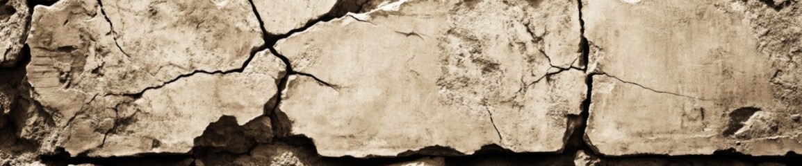 Fototapeta premium A close-up view of an aged. textured stone wall featuring irregularly shaped. weathered stones with visible cracks. ideal for backgrounds in architectural or historical contexts