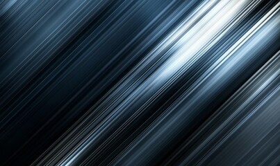 Diagonal, dark, metallic lines converging