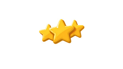 Obraz premium Golden Stars Cluster Shiny Bright and Vibrant Design Elements for Ratings Awards and Decor