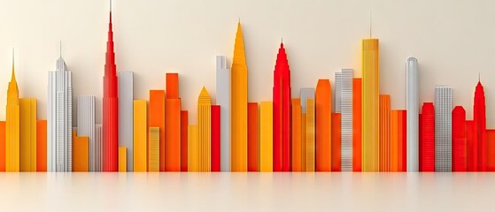 Obraz premium Colorful cityscape