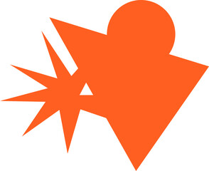 Abstract geometric shapes concept