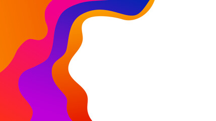 abstract colorful background with wave decoration