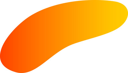 abstract curve gradient in orange and yellow