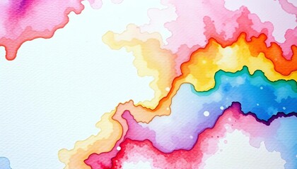 Obraz premium Luxurious white watercolor paper, textured surface, vibrant color absorption, hot press, rough