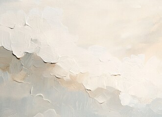 Abstract White and Pink pastel colors Acrylic Painting – Modern Minimalist Canvas Texture