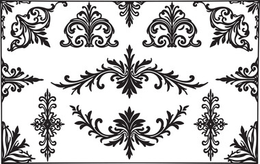 Fototapeta premium Laser Cut Gate and Window Frame Templates – Islamic Vector Set