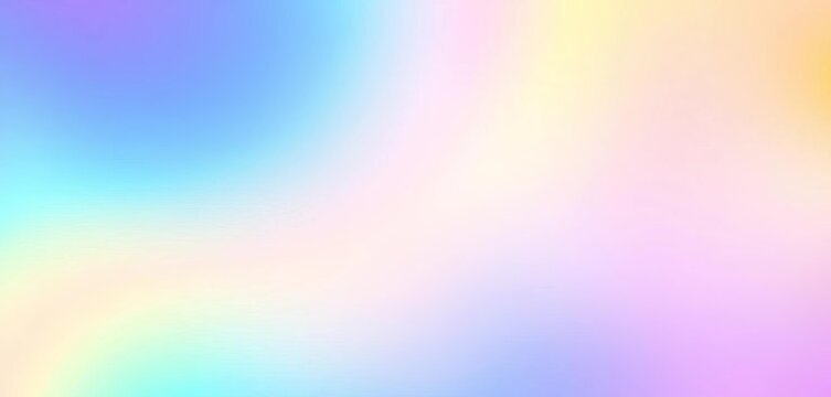 Dreamy pastel rainbow gradient background, soft and ethereal, light, vibrant