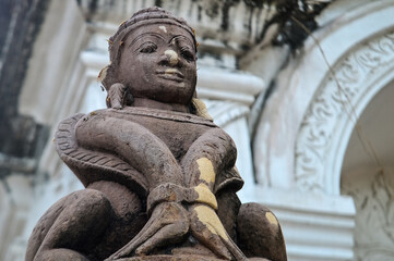 Ancient Angel Statue Lanna Architecture, Symbols of Buddhism, South East Asia