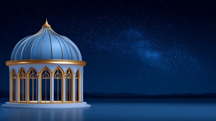 Starry Night Gazebo Ramadan Elegance.
