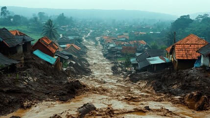 Devastating Mudslide Engulfs Village Homes