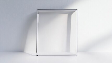 Clear rectangular display box