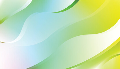 Abstract Shiny Waves. For Your Design Ad, Banner, Cover Page. Vector Illustration with Color Gradient.