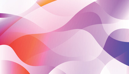 Wavy Background. For Design Flyer, Banner, Landing Page. Vector Illustration with Color Gradient.