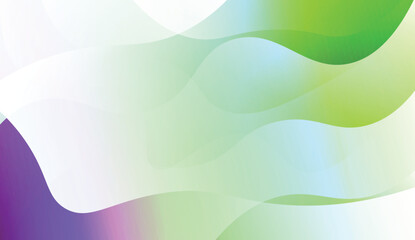 Blurred Decorative Design In Abstract Style With Wave, Curve Lines. For Elegant Pattern Cover Book. Vector Illustration with Color Gradient.