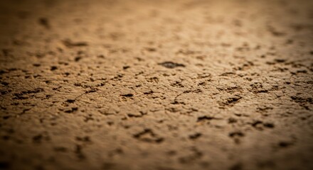 Close-up view of a textured, light brown surface.