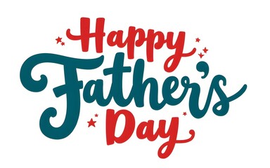unique happy father day lettering. High quality