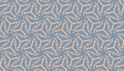 New elegant background with curved line in triangular style. Vector.