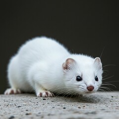 Focused and Determined: A Stoat's Portrait