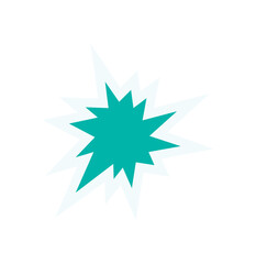 Bold abstract star sticker. Minimalist shape element with modern brutalism style. This sticker serves as a vibrant symbol, enhancing various creative projects with its y2k aesthetic.