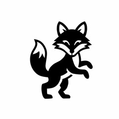 vector illustration of a fox